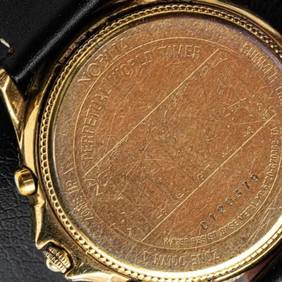 Vintage Noblia Perpetual World Timer Watch VERY RARE - Picture 7 of 7